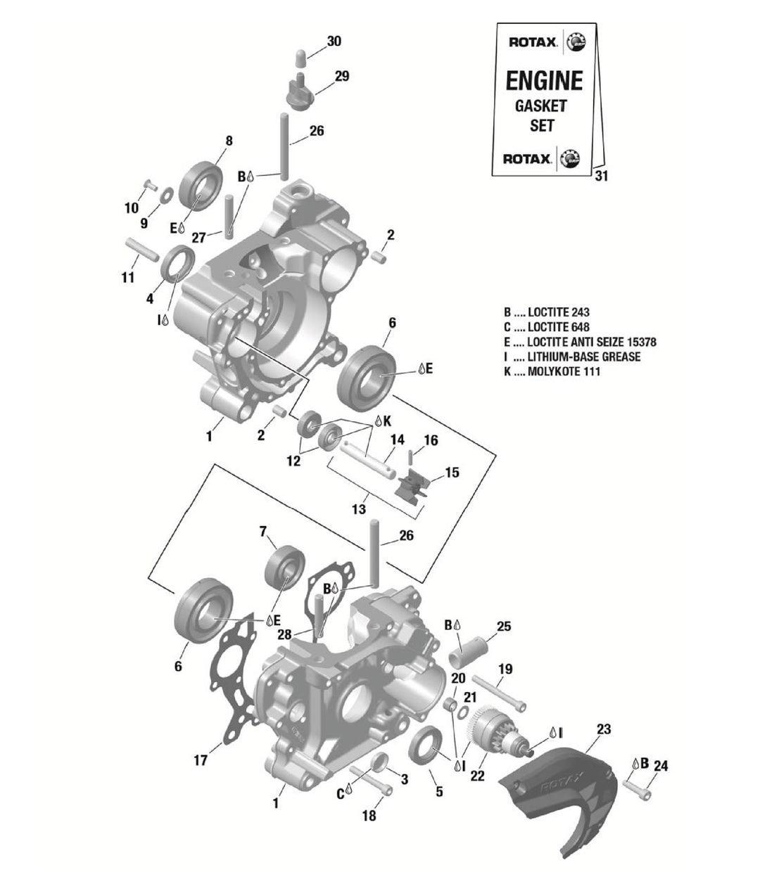 Rotax MAX - Engine Components – Ohio Kart Parts