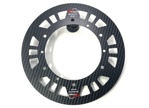 REV Performance Sprocket Guard - Carbon Fiber (Solid Guard)