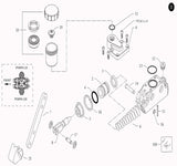Master Cylinder  22-SRR LSE (Exterior for KF/KZ)