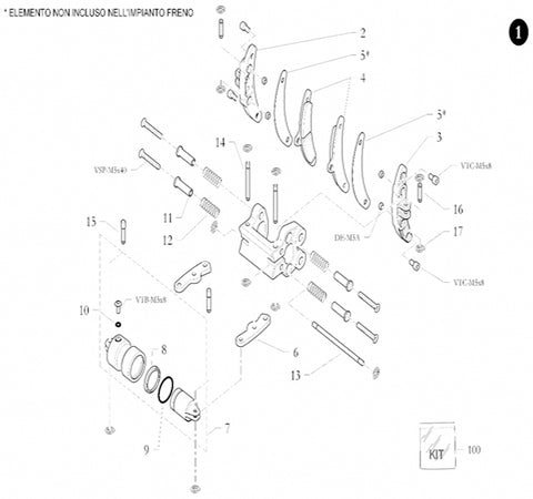 #5 - CX-I24 BRAKE PAD SPACER