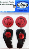 Arai Visor Screw Kit GP6 - Red