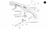 Freeline Cadet Rear Go Kart Bumper