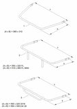 # 2  FRONT BUMPER BAR D, TOP - FULL (FL09-14) - L550MM x 320MM