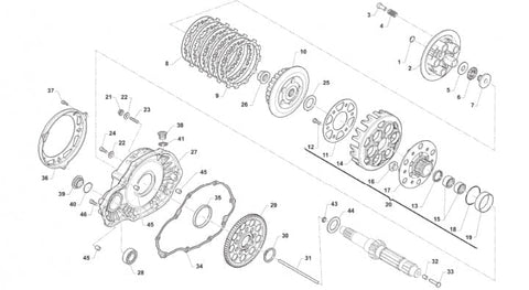 Clutch Basket Assembly TM KZ