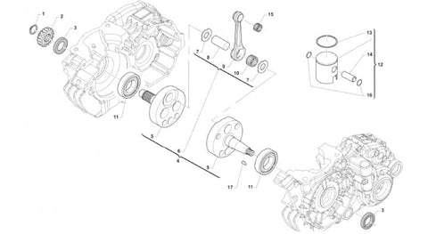 Bearing Conrod 22 x 28 x 15 TM KZ