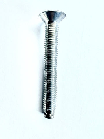 FLAT HEAD COUNTERSUNK SAFETY BOLT FOR CIRCLIP FASTENER